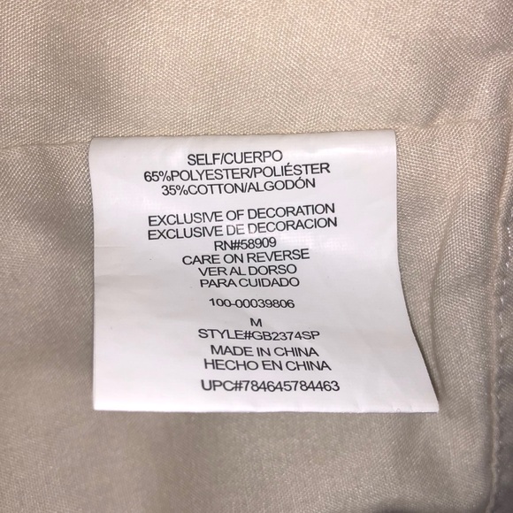 High-Neck Cross-Back Flower Top - Picture 3 of 3